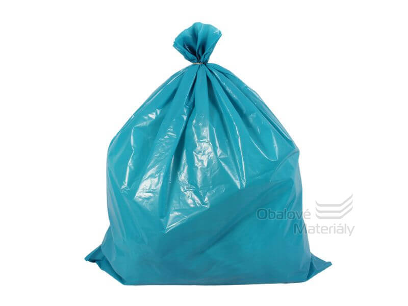 Modrý pytel na odpad, objem 240 l, LDPE 100*120 cm, prodej po kusech