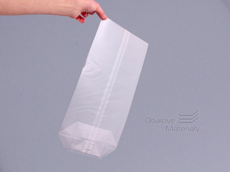 Celofánové sáčky 185×345 mm, křížové dno
