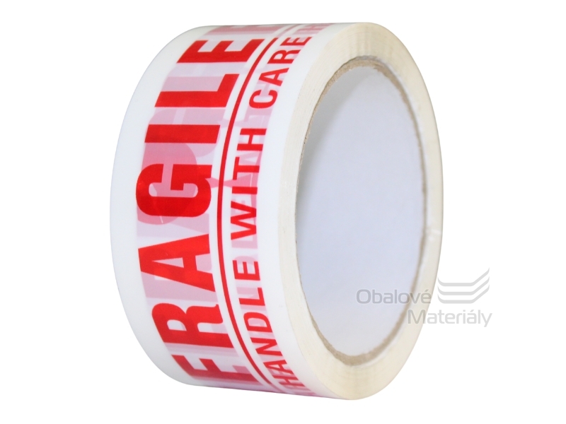 Lepicí páska 48 mm × 66 m s potiskem FRAGILE