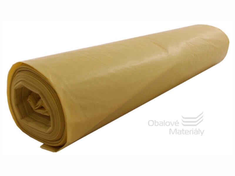 Pytle na odpad LDPE 120l, 70*110 cm, typ 60, role 25 ks, žluté