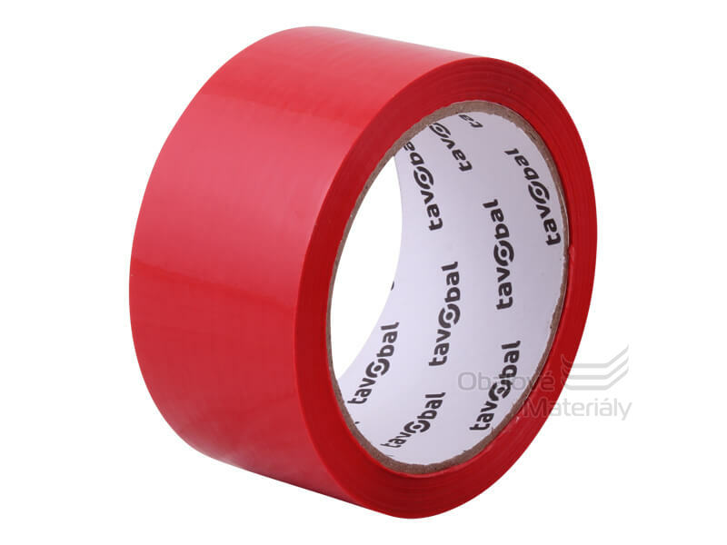 Červená lepící páska TICHÁ 48 mm*66 m