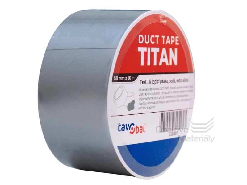 Duct tape Titan 10 m šedá